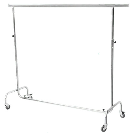 2m Straight Garment Rail